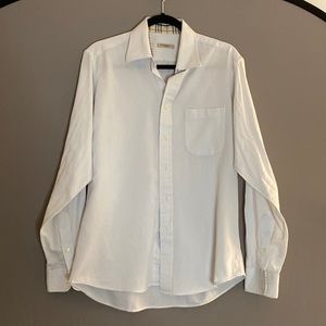 Authentic Burberry white button up!